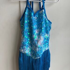 Weissman Shimmering Blue Sequin Costume